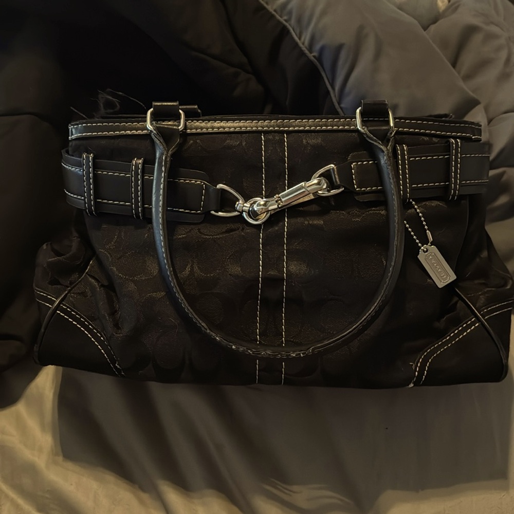 Coach Black Handbag